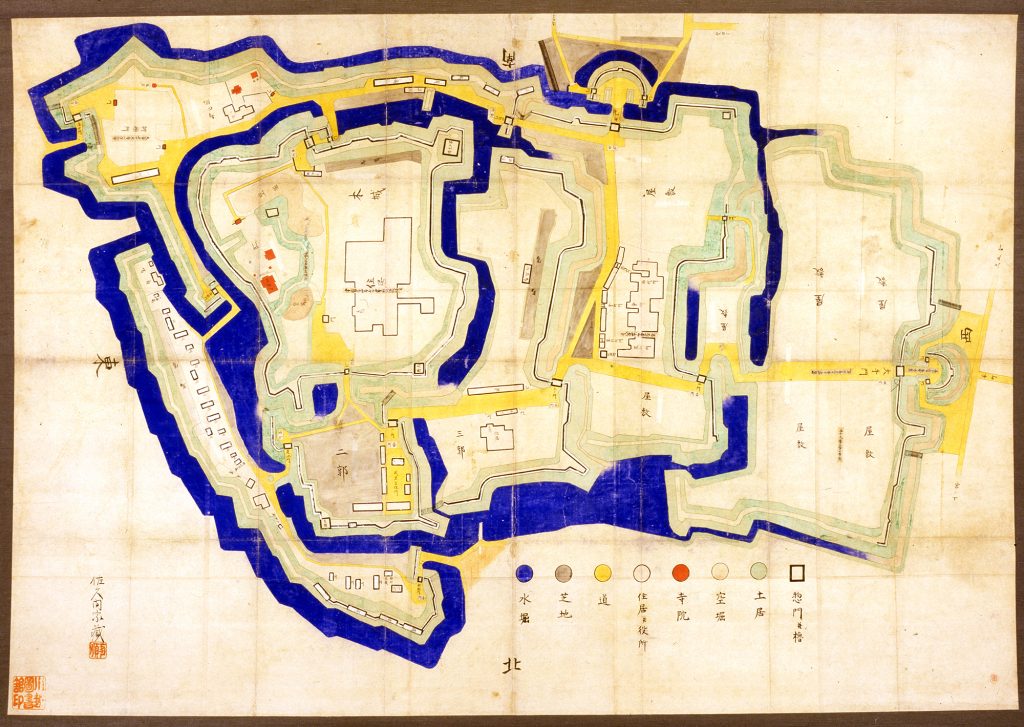 川越城図　慶応三年頃