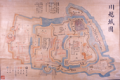 川越城図