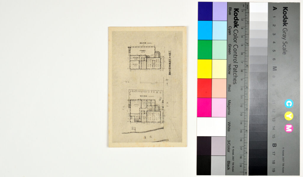 川越図書館新築落成記念絵葉書2
